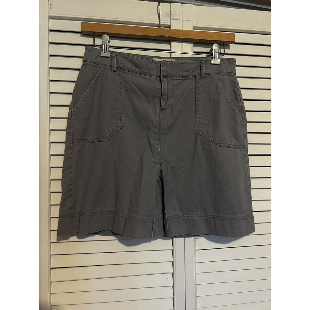OLD NAVY Women's Size 4 Skirt Khaki Pockets‎ Gray Pencil Straight Mini